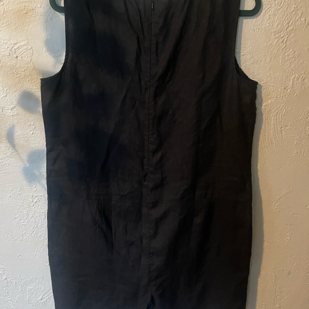 Eileen Fisher Organic Linen Short Romper - Picture 6 of 8